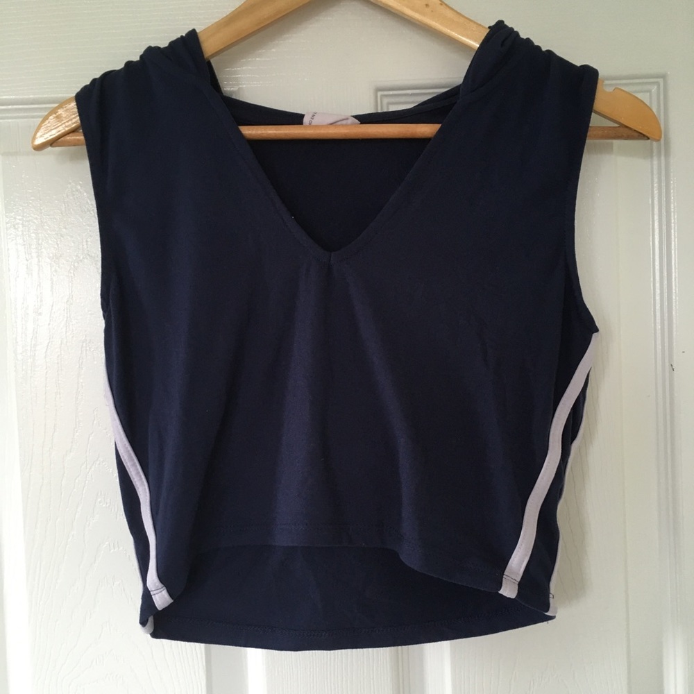 Crop Top with a hoodie